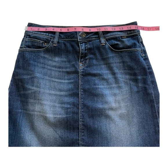 Mavi Gold Women’s Dark Wash Denim Skirt - Size Small - Picture 10 of 13